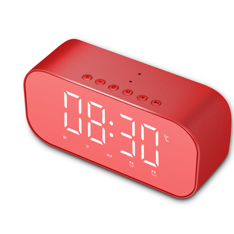 S5 alarm clock clock fashion mirror bluetooth speaker
