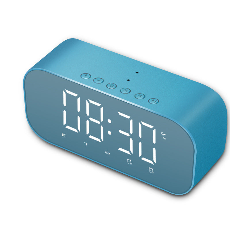 S5 alarm clock clock fashion mirror bluetooth speaker