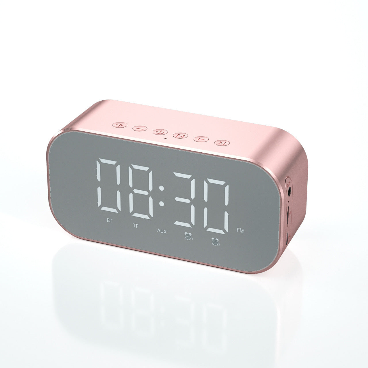 S5 alarm clock clock fashion mirror bluetooth speaker