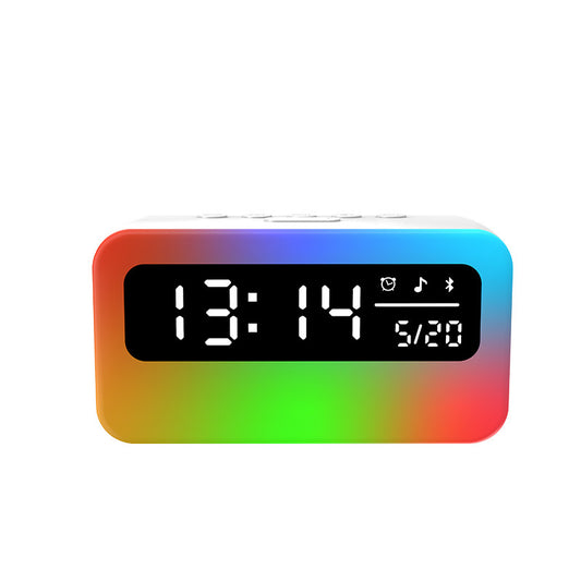 White Noise Atmosphere Multifunctional Bluetooth Speaker Alarm Clock